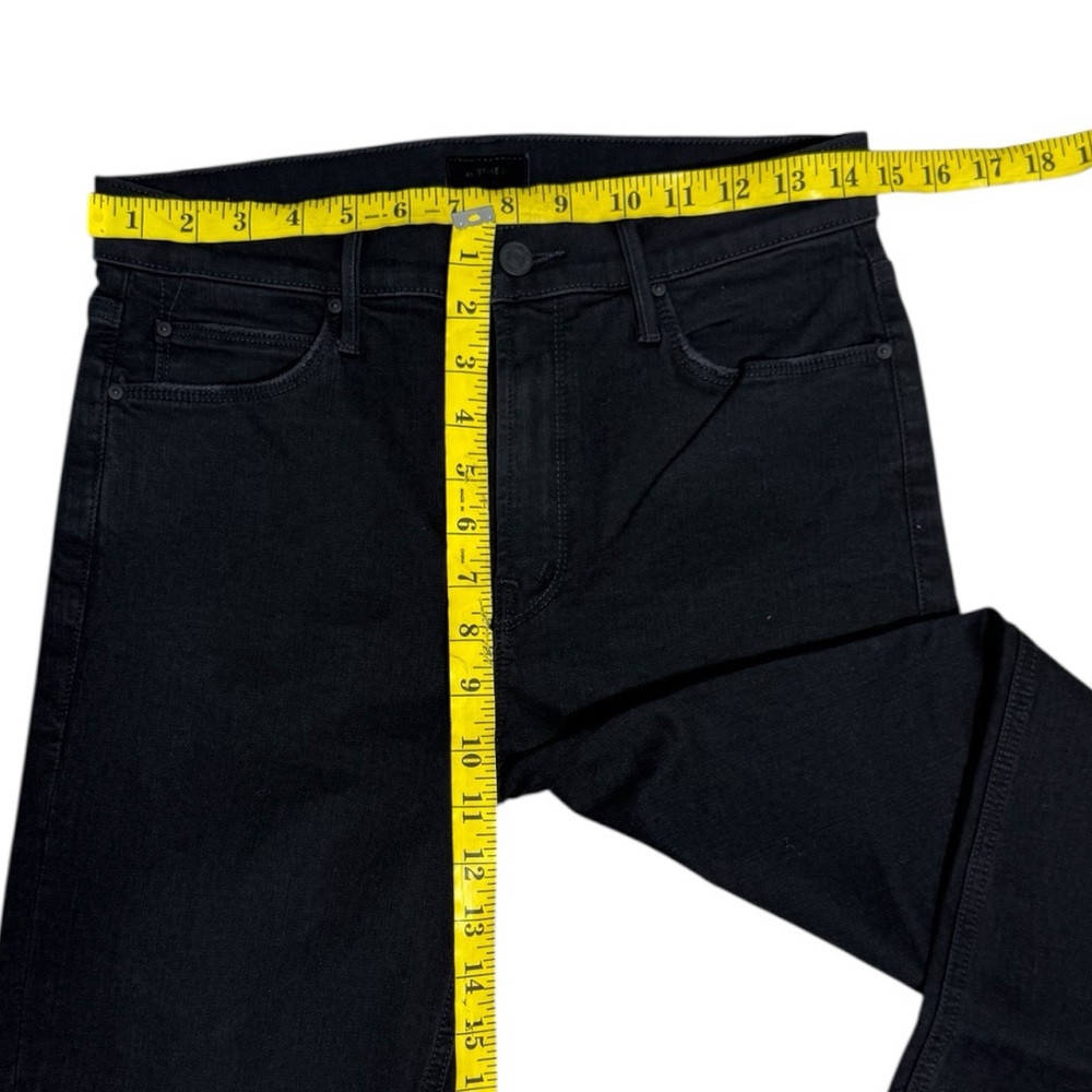 MOTHER The Dazzler Mid-Rise Ankle Fray Jeans
Black Not Guilty Wash Size 28 - Picture 3 of 10